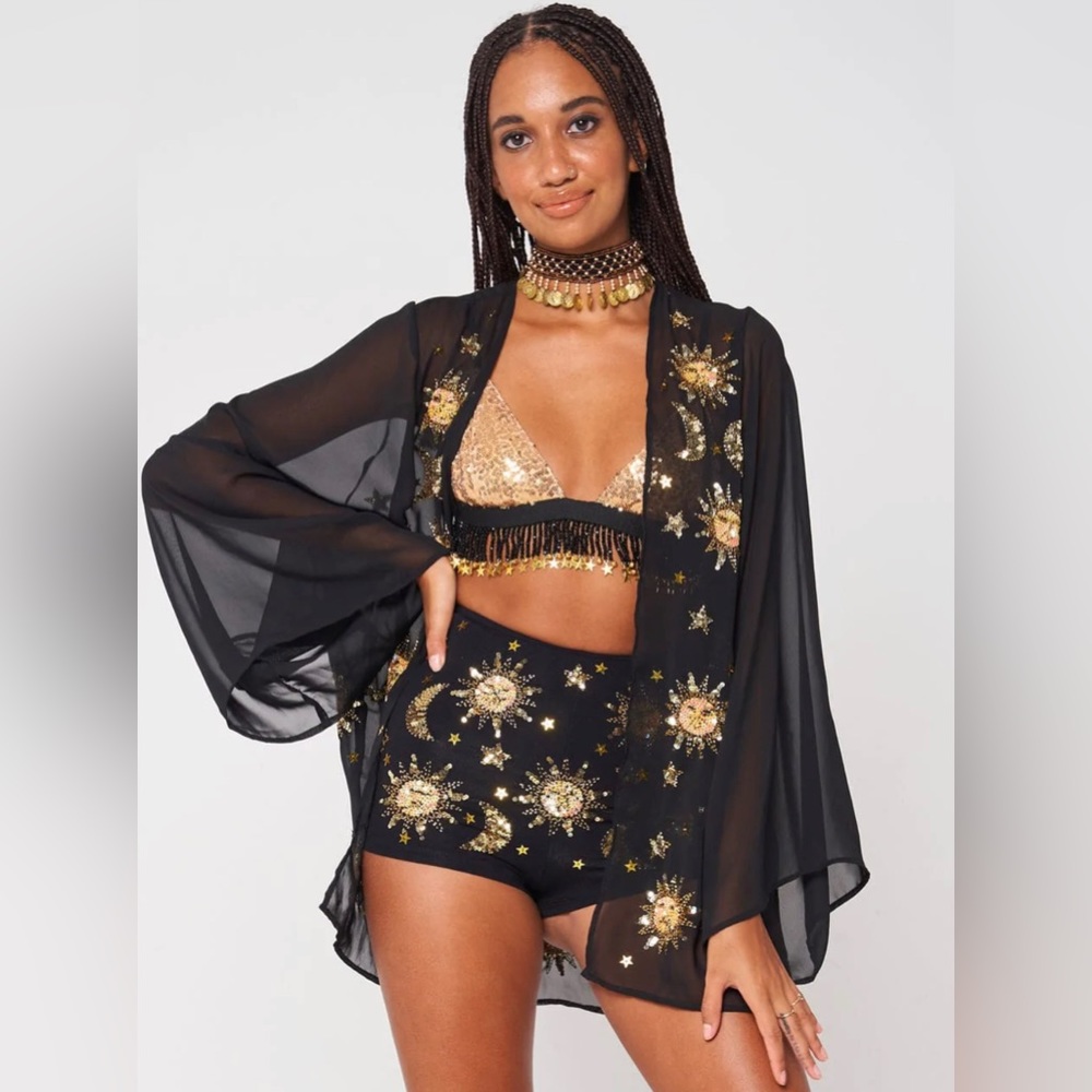 STELLA SEQUIN SPARKLE KIMONO